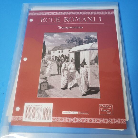 Ecce Romani I Level 1 Transparencies Latin Reading Program Homeschool - Picture 1 of 7